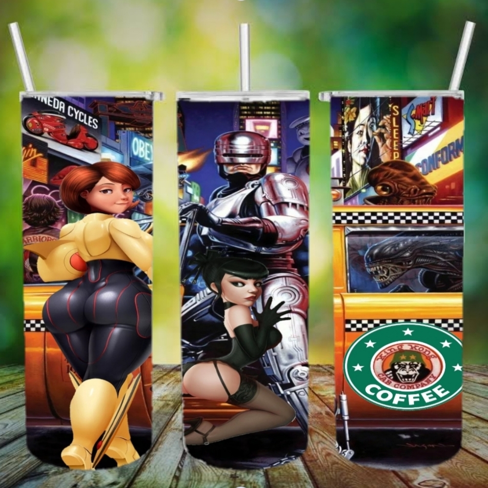 Robo cop tumbler